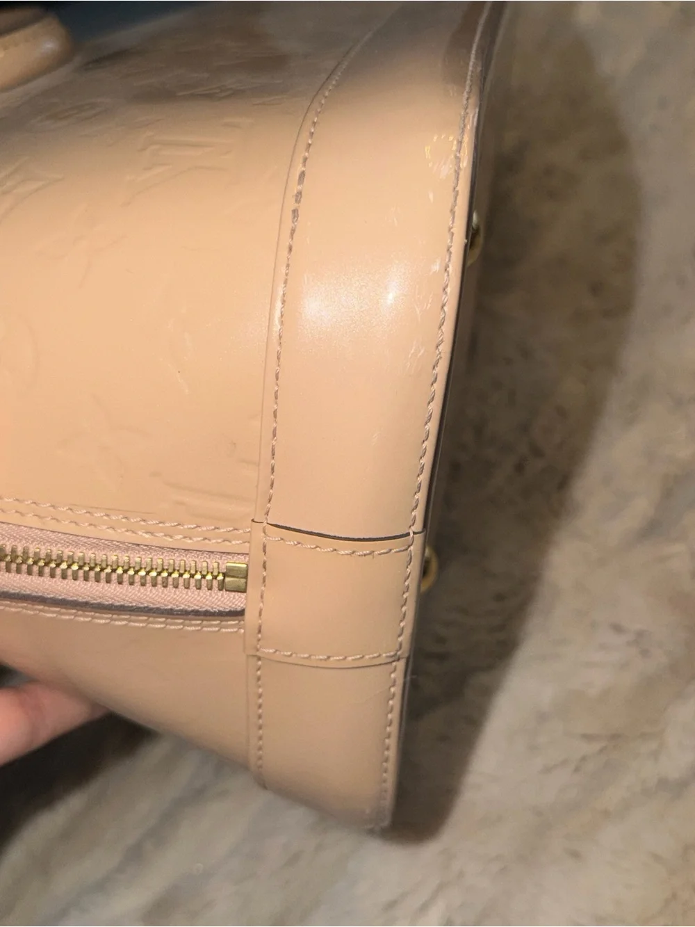 Louis Vuitton polished patent